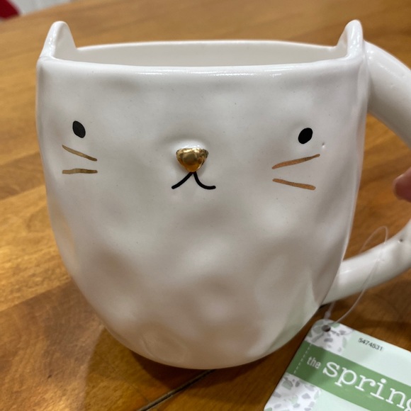 Other - NWT.  18 oz., white cat mug.